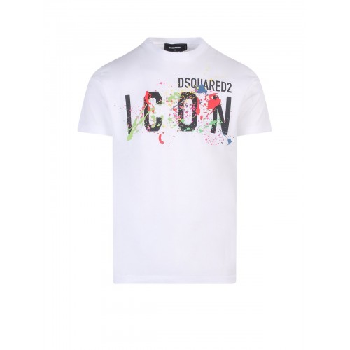 DSquared2 Dsquared2 Icon-Printed Crewneck T-Shirt